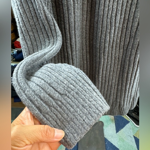 525. Denver hayes chunky rib-knitted open front cardigan, size L - Picture 4 of 7